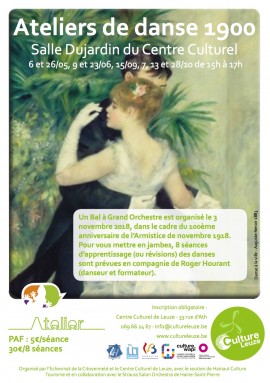 Affiche danse 1900 Affiche danse 1900